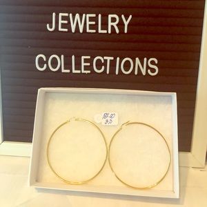 Big Loop Earring Saudi Gold 18k